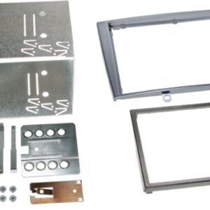 2-DIN Paneel Peugeot 308 (4**) 2007-2009 / 308 SW (4**) 2008-2009 Kleur: Zilver
