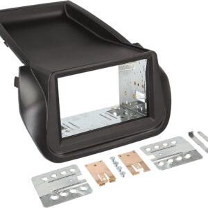 2-DIN Paneel Citroën Nemo - Fiat Fiorino - Peugeot Bipper- Kleur : Zwart