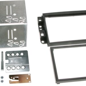 2-DIN Paneel Chevrolet Epica (KLAL) - Aveo (KLAS) - Captiva (KLAC) - Kleur: Zwart