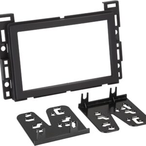 2-DIN Paneel Chevrolet - Opel -Pontiac - Saturn -  Kleur: Zwart (METRA)