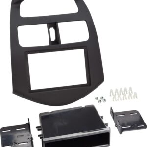 2-DIN Paneel Chevrolet Spark 2013-2015 Kleur:Zwart (METRA)