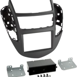 2-DIN Paneel met aflegvak Chevrolet Trax 2013-2017 zwart