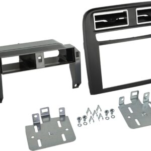 2-DIN Paneel Fiat Grande Punto 2005-2010 Kleur: Zwart