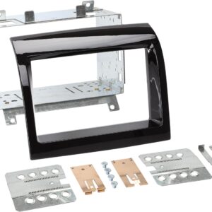 2-DIN Paneel Fiat Ducato (ZAF250) Citroën Jumper/Relay (250) - Peugeot Boxer (Y)  Kleur: Piano Zwart