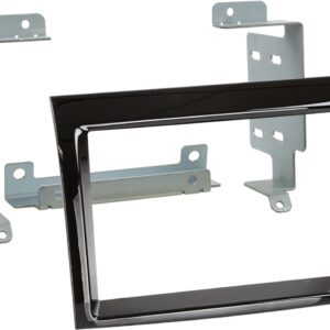 2-DIN Paneel Fiat Ducato - Citroën Jumper - Peugeot Boxer - Kleur : piano Zwart