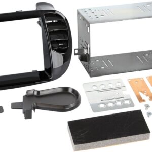 2-DIN Paneel Fiat 500/ 500 C - Kleur: Piano Zwart