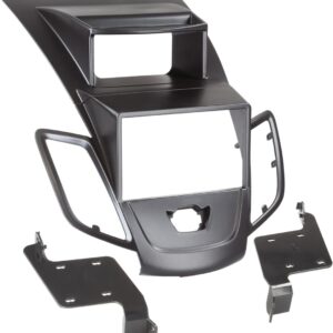 2-DIN Paneel Ford Fiesta (JA8) 2008-2017 - Kleur: Zwart