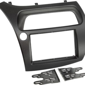 2-DIN Paneel Honda Civic 2006-2012 - Kleur: zwart
