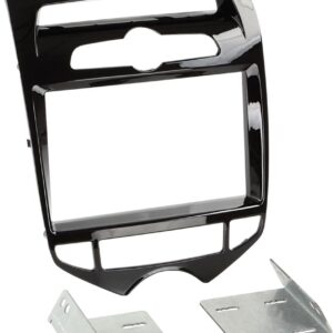 2-DIN Paneel Hyundai ix20 (JC)  2010-2019 Kleur: Piano Zwart