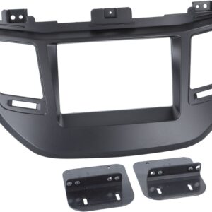 2-DIN Paneel Hyundai Tucson 2015-> Kleur: Zwart