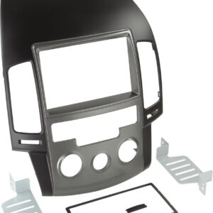 2-DIN Paneel HyundaI I30 met handmatige klimaatcontrol 2008-2012 Kleur: Zwart