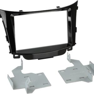 2-DIN Paneel Hyundai i30 (GD/GDH) 2012-2016 Kleur: Piano Zwart