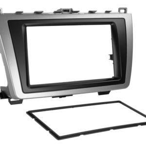 2-DIN Paneel Mazda 6- 2008-2012 - Kleur: Zwart/Zilver