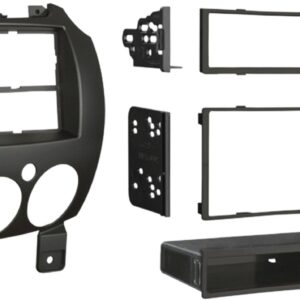 2-DIN Paneel Mazda 2 (DE)- 10/2007- 02/2015 Kleur: Zwart (METRA)