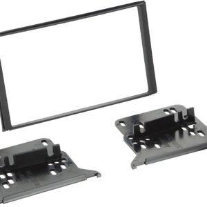 2-DIN Paneel Kia Sorento (JC (JC)  2006-2009 Kleur: Zwart (METRA)