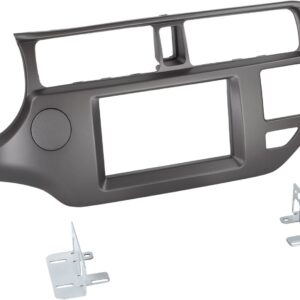 2-DIN Paneel Kia Rio 2011-2015 Kleur: Antraciet