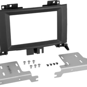 2-DIN Paneel Mercedes Benz Sprinter W906 - Volkswagen Crafter  Kleur: Zwart