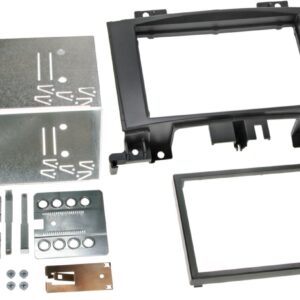 2-DIN Paneel Mercedes Benz Sprinter (W906) - Volkswagen CrafterI (2EC/2EK/2F)  Kleur: Zwart