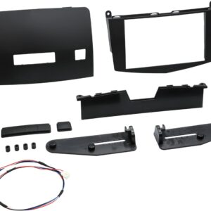 2-DIN Paneel Mercedes Benz C-Klasse ( W204)(S204) 2007-2011 Kleur: Zwart