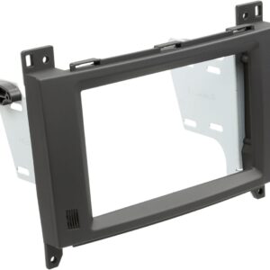 2-DIN Paneel Mercedes Benz A-Klasse / B-Klasse / Vito Kleur: Rubbertouch Zwart