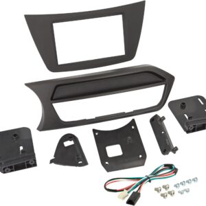 2-DIN Paneel Mercedes Benz C-Klasse (W204) 2011-2014 Kleur: Zwart