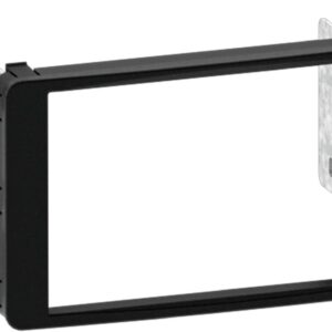 2-DIN Paneel Mitsubishi Outlander(CWB) Citroën C-Crosser (V) Peugeot 4007 (V) 2007-2012 Kleur:Zwart