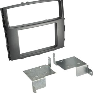2-DIN Paneel Mitsubishi Pajero/Shogun 2006-2014 Kleur: donker grijs