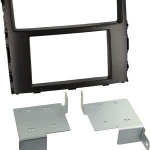 2-DIN Paneel Mitsubishi Pajero/Shogun 2014-2019 Kleur: Piano Zwart