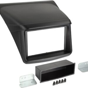 2-DIN Paneel Mitsubishi L200/ Sportero/ Strada Kleur: Zwart