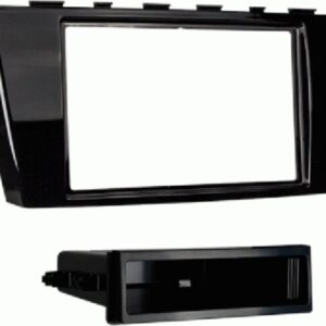 2-DIN-radiopaneel met opbergvak Mitsubishi Mirage/Space Star (METRA)
