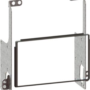 2-DIN Paneel Nissan X-Trail (T31) 2007-2014 Kleur: Zwart