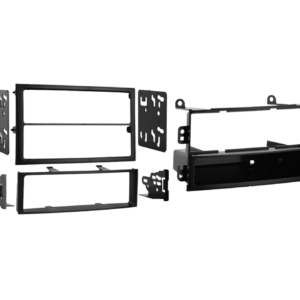 2-DIN Paneel Nissan 350Z (Z33) 2003-2005 - Kleur: zwart