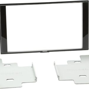 2-DIN Paneel Nissan Micra/ Note 2013-2019 - Kleur: Piano Zwart