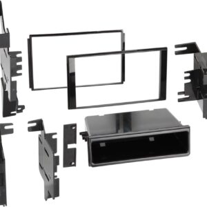 2-DIN Paneel Nissan diverse modellen - Kleur: Piano Zwart (METRA)