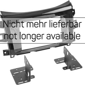 2-DIN Paneel Nissan Navara (NP300) 2016-2019 Kleur: Piano Zwart