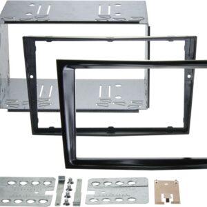 2-DIN Paneel Opel - Astra H - Corsa D - Zafira B -Tigra Twin Top  Kleur: Piano Zwart