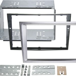 2-DIN Paneel Div. Modellen: Opel - Renault - Subaru - Suzuki - Kleur: Aluminium