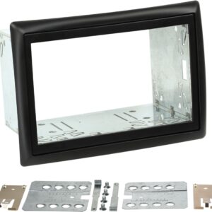 2-DIN Paneel Renault Mégane 2002-2010 - kleur: Zwart