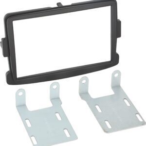 2-DIN Paneel Dacia - Opel - Renault - Fiat - Nissan - Kleur : Zwart