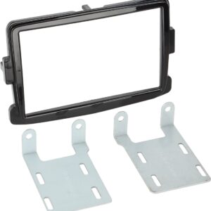 2-DIN Paneel Dacia - Opel - Renault - Fiat - Kleur: Piano Zwart