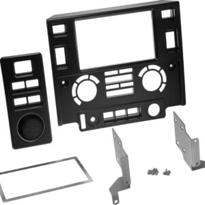 2-DIN Paneel Land Rover Defender 2007-2016 - Kleur: zwart