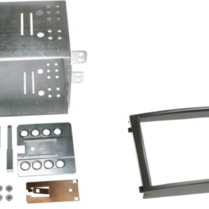 2-DIN Paneel SsangYong Rexton II (RJ) 2005-2013 Kleur: Zwart