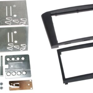 2-DIN Paneel Toyota Avensis (T25) 2003-2009 Kleur: Zwart