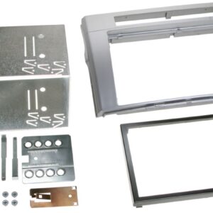 2-DIN Paneel Toyota Corolla Verso (R1) 2004-2009 - Kleur: zilver