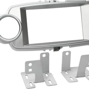 2-DIN Paneel Toyota Yaris 2011-2014 Kleur: Zilver