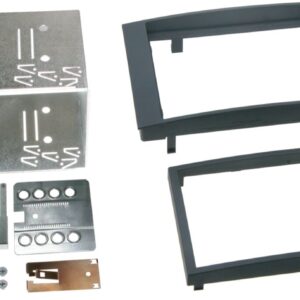 2-DIN Paneel Volkswagen T5 Transporter(7H) / Multivan (7H) Touareg I (7L) - Kleur: Zwart