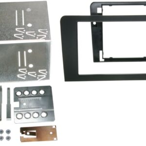 2-DIN Paneel Audi A3 (8P / 8PA) 2003-2013 - Kleur: Zwart