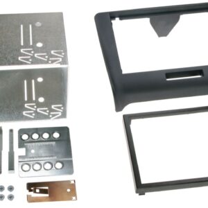 2-DIN Paneel Audi TT (8J) 2006-2014 Kleur: Zwart
