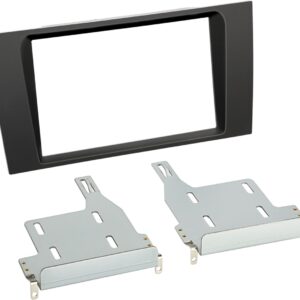 2-DIN Paneel Audi A4 Symphony 2000-2001 Zwart
