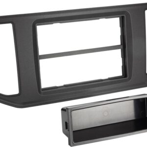 2-DIN Paneel Volkswagen Crafter 2017-2019 Kleur: Zwart